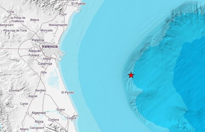 Terremoto en el golfo de Valencia