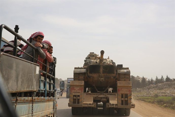 Convoy turco en Idlib
