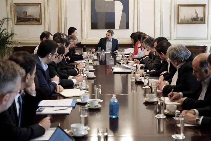 Reunión de emergencia del Gobierno griego sobre el coronavirus  