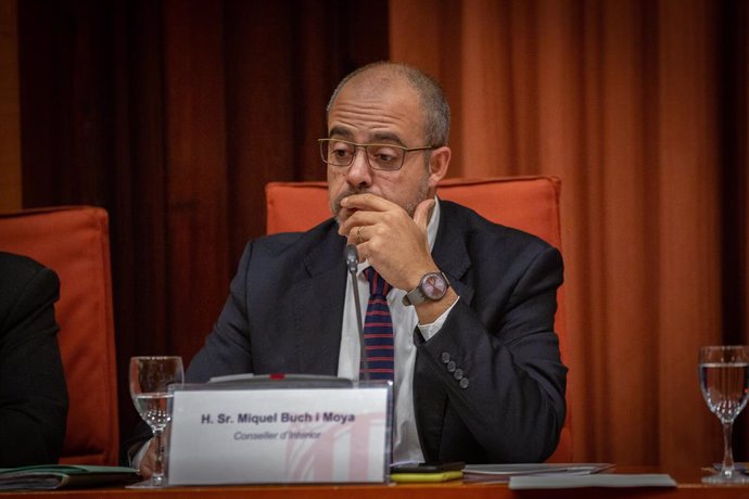 El conseller d'Interior de la Generalitat, Miquel Buch