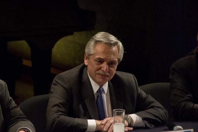 El presidente de Argentina, Alberto Fernández