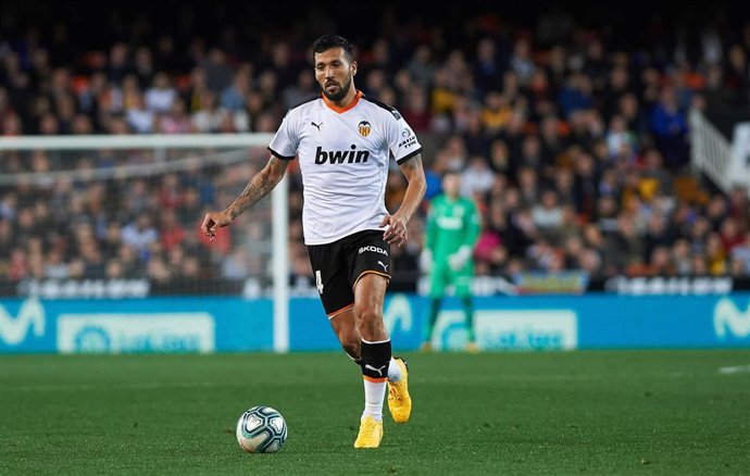 El jugador del Valencia Ezequiel Garay