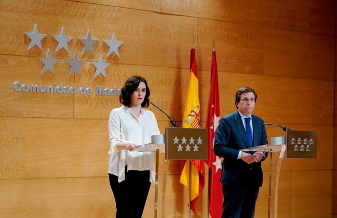 Comparecencia de Ayuso y Almeida en la Real Casa de Correos