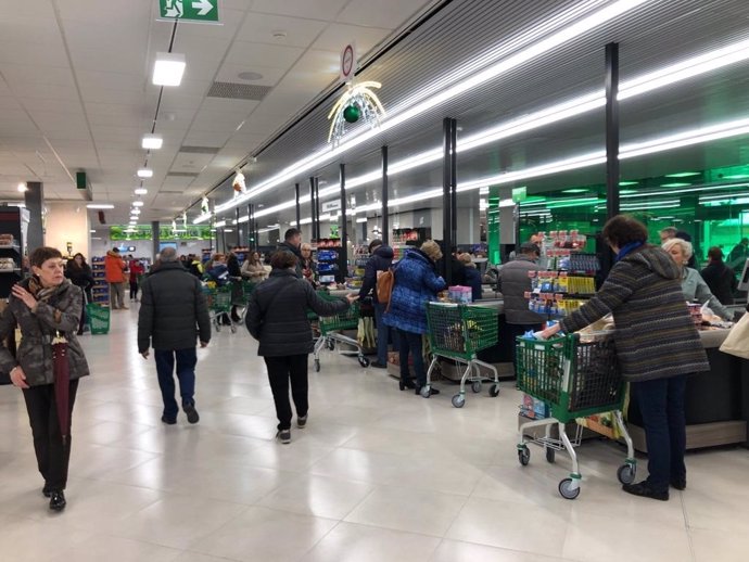 Supermercado de Mercadona.