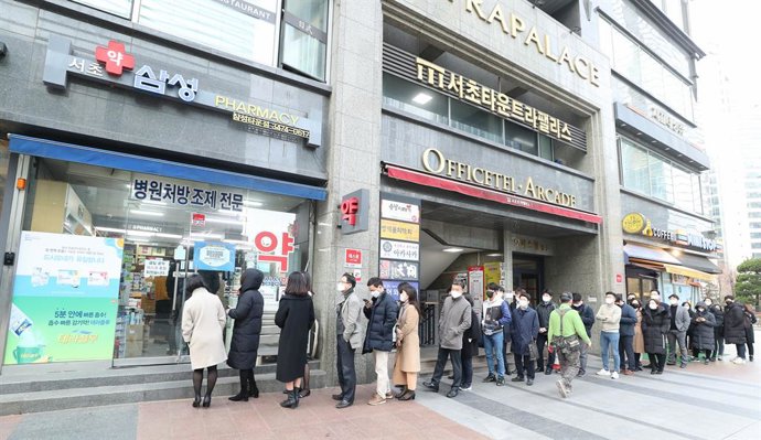 Coronavirus.- Corea del Sur registra 74 casos de coronavirus, el incremento más 