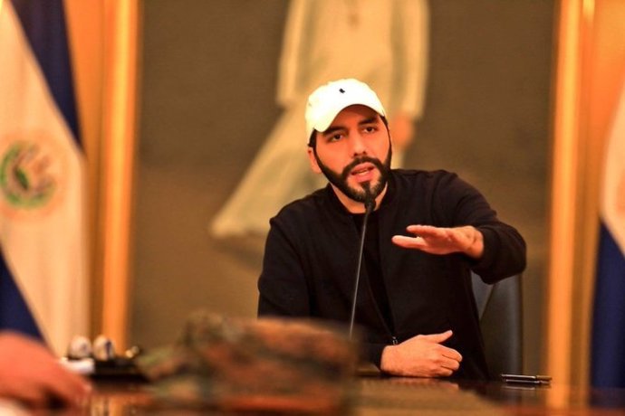 El presidente de El Salvador, Nayib Bukele.