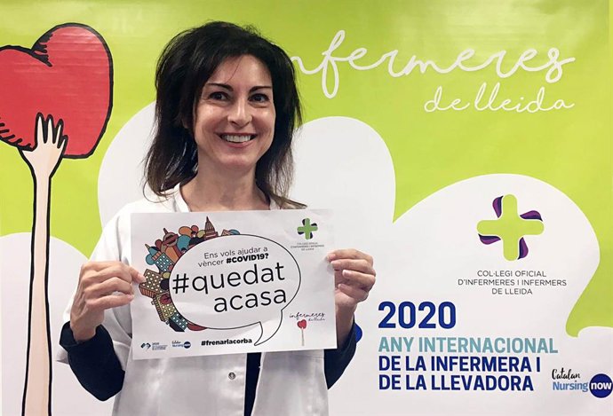 FOTO: COILL / Imagen de la campaña del Colegio Oficial de Enfermeras y Enfermeros de Lleida.