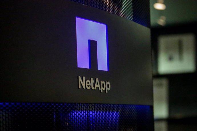 Logo de la empresa de tecnología NetAPP.