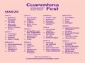 Horarios del Cuarentena Fest