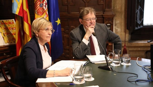 Ana Barceló y Ximo Puig