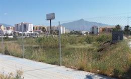 Parcela donde se construirá en instituto de San Pedro Alcántara