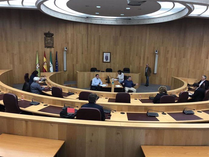 Imagen de la reunión celebrada este lunes en la Diputación de Granada