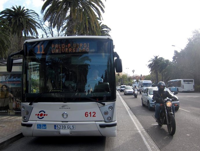 Autobus de la EMT Empresa Malagueña de Transportes en una imagen de archivo 
