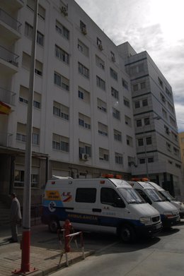 Vista exterior del Hospital de Ceuta, en una imagen de archivo