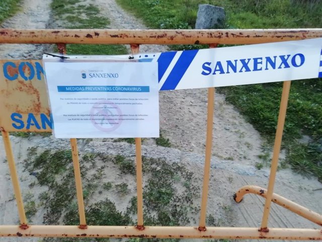 El Ayuntamiento de Sanxenxo cierra sus playas como medida adicional en el estado de alarma