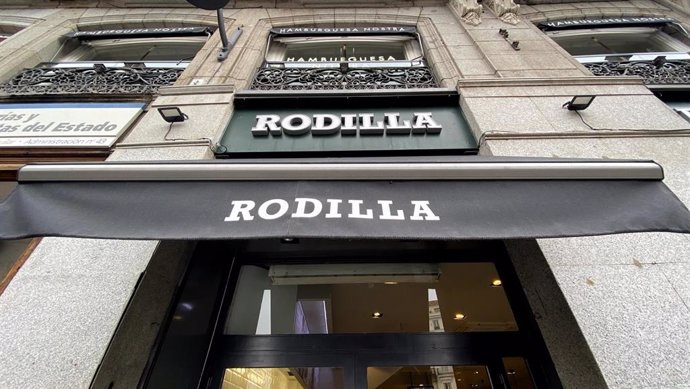 Uno de los restaurantes de Rodilla en la capital, franquicia española de comida rápida especializada en sándwiches, en Madrid.