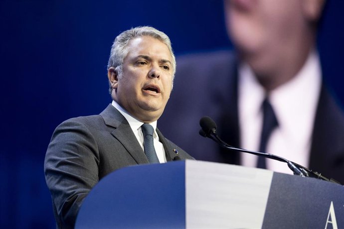 El presidente de Colombia, Iván Duque.