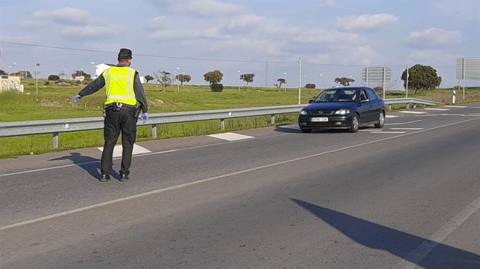Controles realizados a la entrada de Arroyo de la Luz