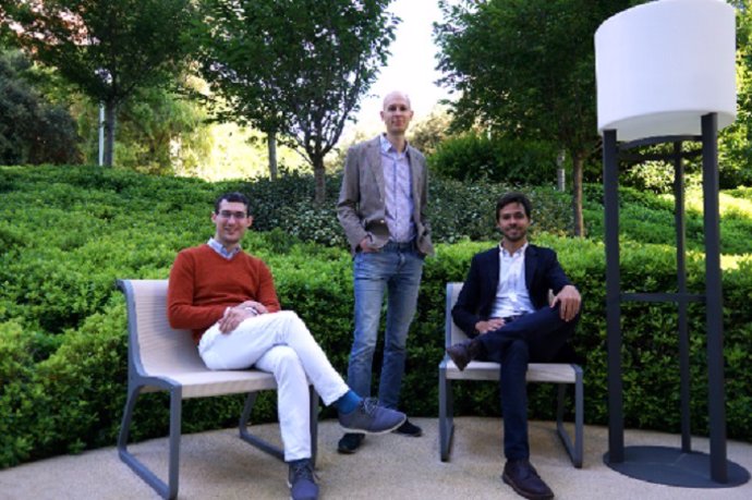 Los confundadores de NoviCap Nicolás Overloop, Federico Travella y Marc Antoni Maci (de izquierda a derecha)