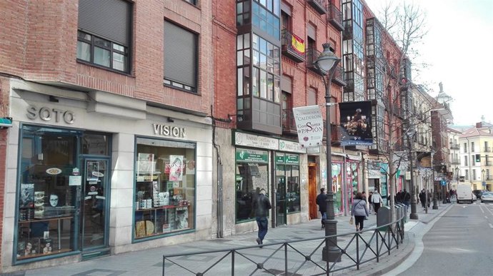 Imagen de archivo de la zona comercial de Calderón.