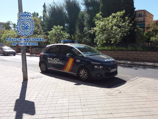 Coche patrulla de la Policía Nacional