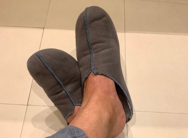 Zapatillas de estar por casa 