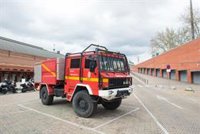 La UME ya recorre las calles de Jerez de la Frontera (Cádiz)