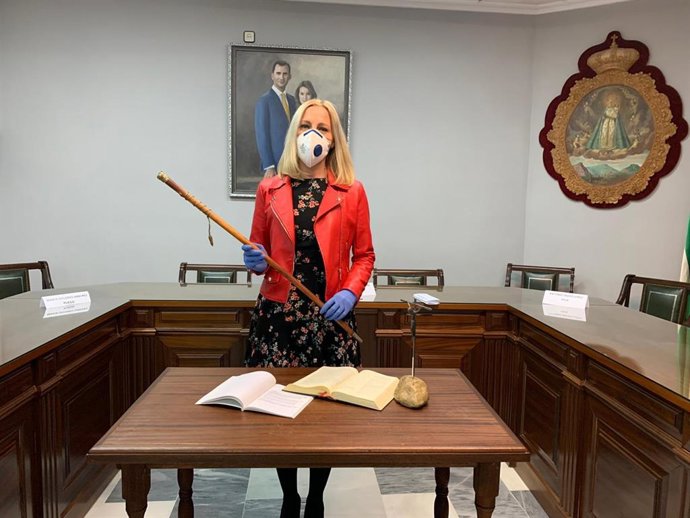 La alcaldesa de Santisteban del Puerto, María Dolores Sánchez