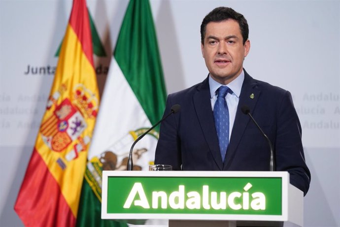 Coronavirus.-Moreno alerta de un impacto económico de "miles de millones de euros" sólo en Andalucía con subida del paro