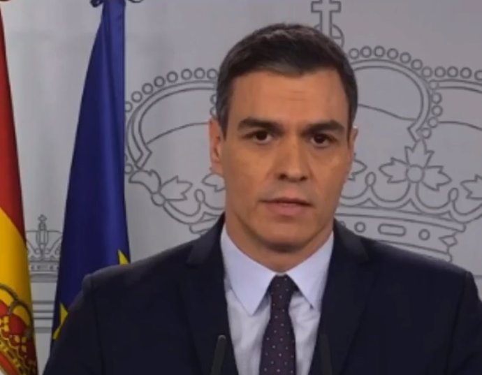 Roda de premsa de Pedro Sánchez després del Consell de Ministres