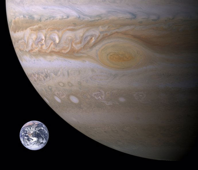 La Gran Mancha Roja de Júpiter se reduce en tamaño pero mantiene el grosor