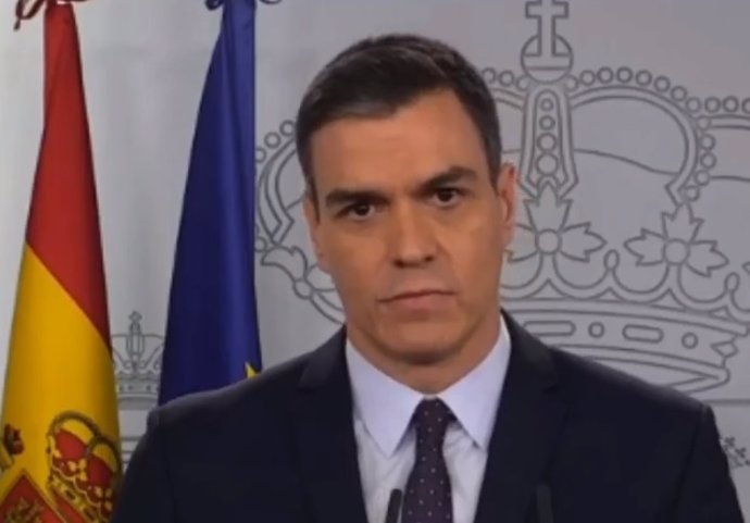 Roda de premsa de Pedro Sánchez després del Consell de Ministres.