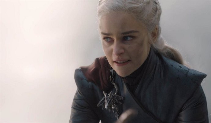 Emilia Clarke (Daenerys) en el final de Juego de tronos