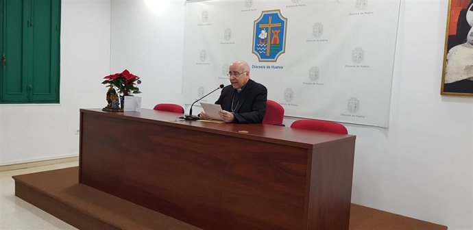 El obispo de Huelva, José Vilaplana Blasco.