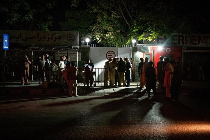 Una calle de la capital de Afganistán, Kabul, tras un atentado de los talibán