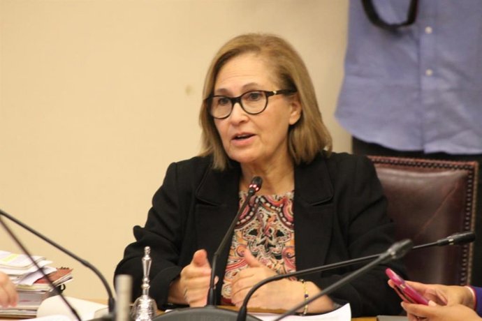 La presidenta del Senado de Chile, Adriana Muñoz.