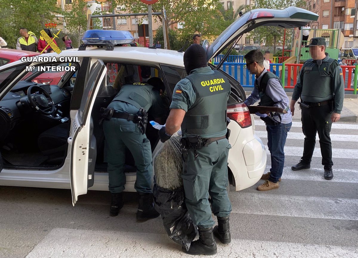 Guardia Civil Desmantela En Cieza Un Punto De Almacenamiento De Marihuana Y Detiene A Una Pareja 5848