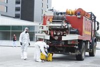 La UME continúa con las labores de limpieza y desinfección en Cantabria