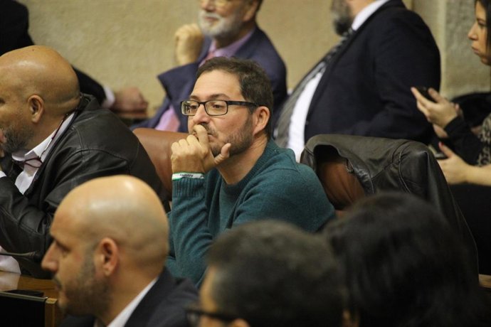 El parlamentario de Adelante Andalucía por Almería Diego Crespo, en una foto de archivo.