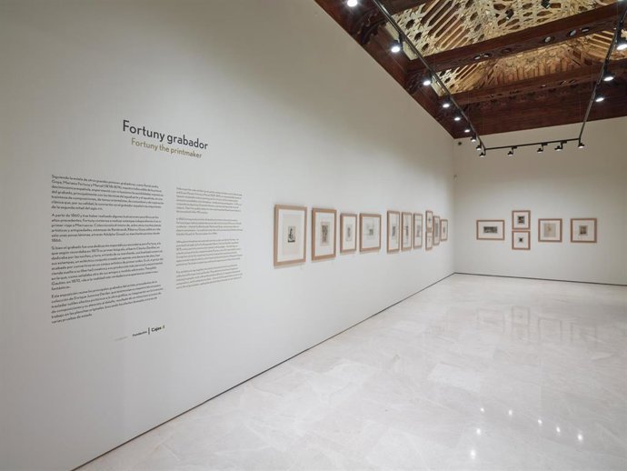 La muestra 'Fortuny grabador' en una imagen de archivo