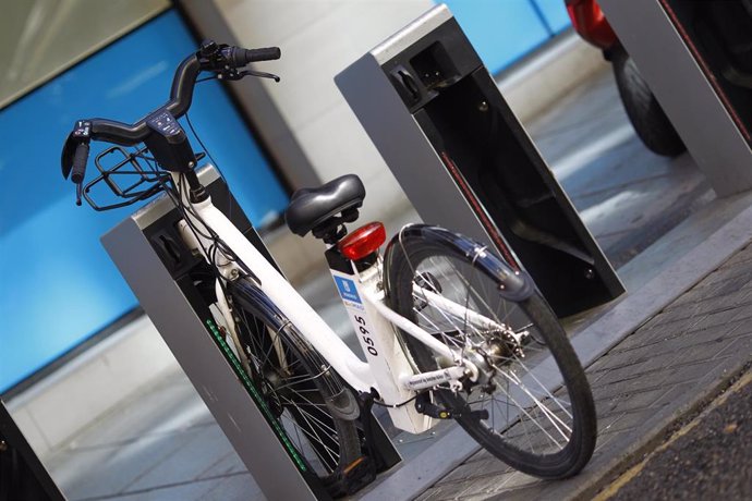 Imagen de recurso del servicio de bicicletas del Ayuntamiento de Madrid, Bicimad.