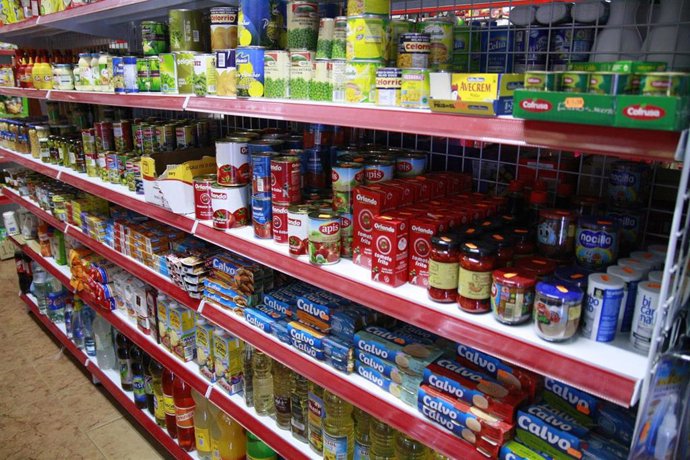 Una tienda de alimentación, en una imagen de archivo