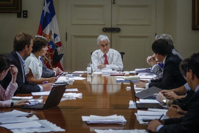 Sebastián Piñera encabeza una reunión del comité de emergencia por el coronavirus