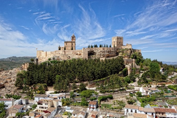 Fortalezad de la Mota, en Alcalá la Real (Jaén)