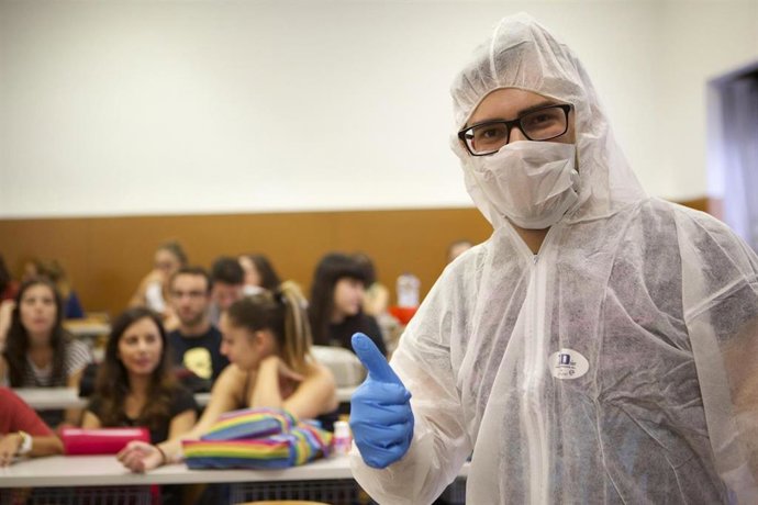 Alumnos de Criminología.