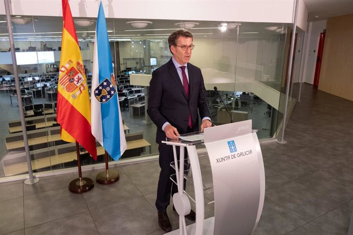 Feijóo, tras el Consello de la Xunta