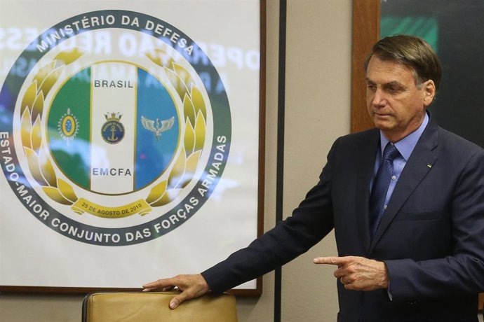 El presidente brasileño, Jair Bolsonaro.