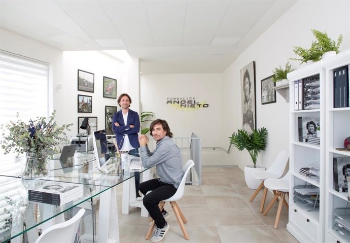 Pablo y Gelete Nieto con la Fundación Ángel Nieto