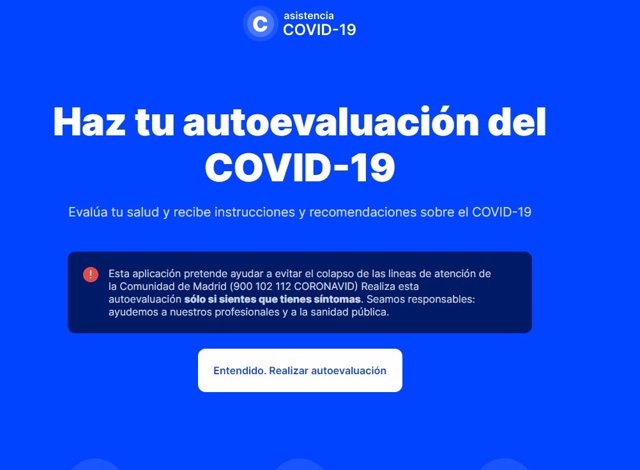 Nueva 'app' de la COmunidad de Madrid sobre el coronvarirus