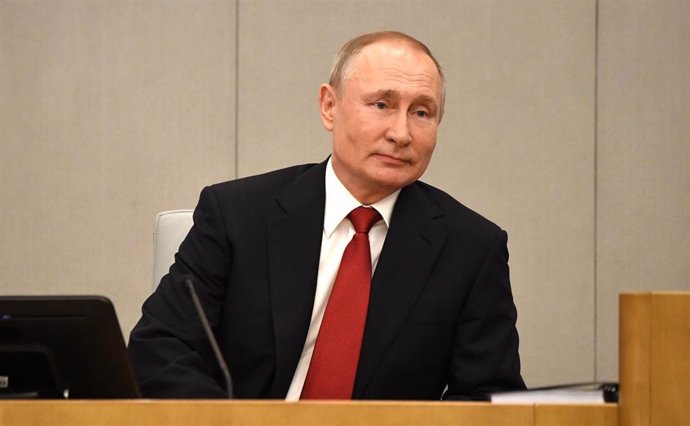 Vladimir Putin en la Duma